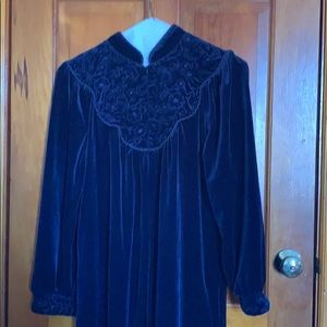 Vintage Jasmine Rose Robe Small Petite